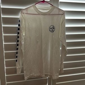 Vans Men’s Long Sleeve T-Shirt with Blue Checkered detailing // Size MEDIUM